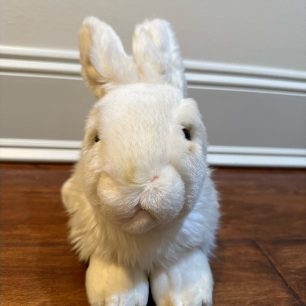 White Plush Rabbit Toy - Picture 3 of 8